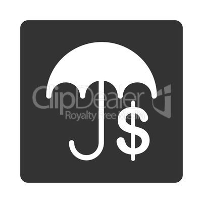 Financial Care Icon from Commerce Buttons OverColor Set