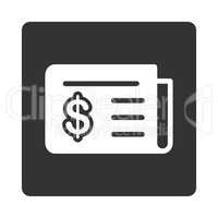 Financial News Icon from Commerce Buttons OverColor Set