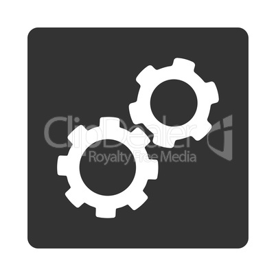 Gears Icon from Commerce Buttons OverColor Set