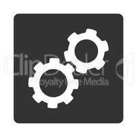 Gears Icon from Commerce Buttons OverColor Set