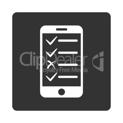 Mobile Tasks Icon from Commerce Buttons OverColor Set