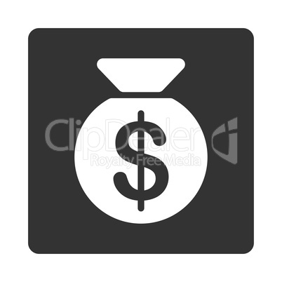 Money Bag Icon from Commerce Buttons OverColor Set