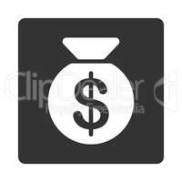 Money Bag Icon from Commerce Buttons OverColor Set