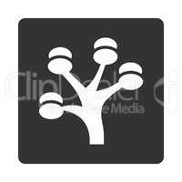 Money Tree Icon from Commerce Buttons OverColor Set