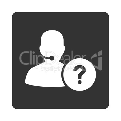 Online Support Icon from Commerce Buttons OverColor Set