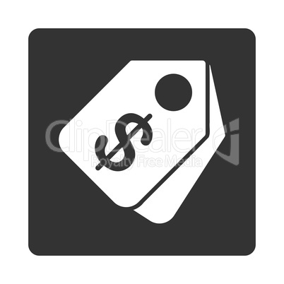 Price Tags Icon from Commerce Buttons OverColor Set