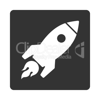 Rocket Launch Icon from Commerce Buttons OverColor Set