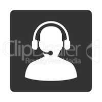 Telemarketing Icon from Commerce Buttons OverColor Set