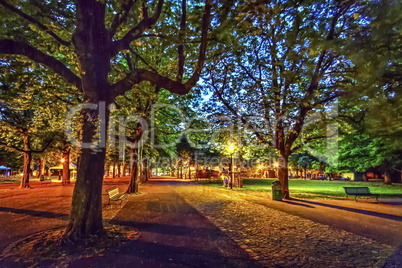 Bastions park, Geneva, Switzerland, HDR