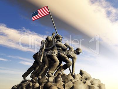Iwo Jima Kriegerdenkmal