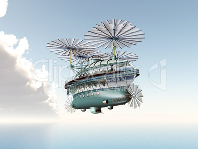 Fantasie Luftschiff