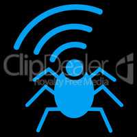 Radio spy bug icon from Business Bicolor Set