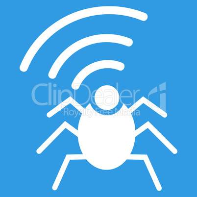 Radio spy bug icon from Business Bicolor Set