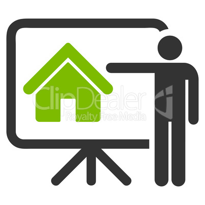 Realtor icon from Business Bicolor Set