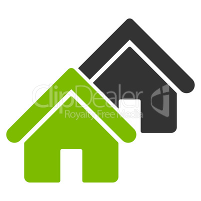 Realty icon from Business Bicolor Set