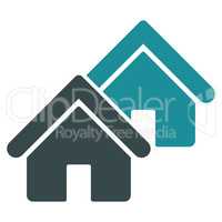 Realty icon from Business Bicolor Set