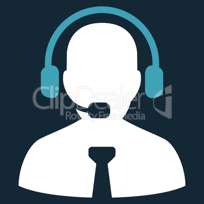 Support chat icon from Business Bicolor Set