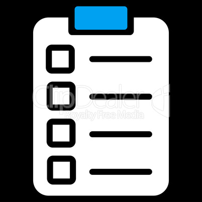 Test task icon from Business Bicolor Set