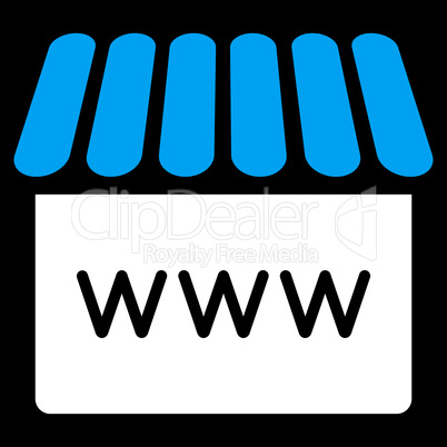 Webstore icon from Business Bicolor Set