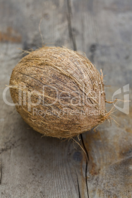 Coconut on Wood