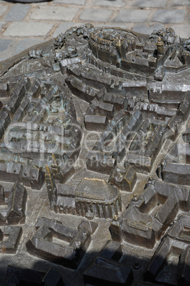 Modell der Stadt Nürnberg