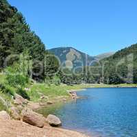 mountain lake in the Pyrenees (Andorra)