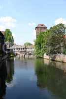 Henkersteg mit Wasserturm in Nürnberg