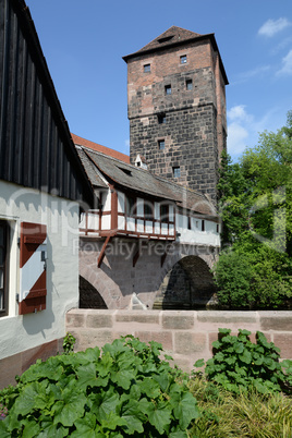 Henkersteg und Wasserturm in Nürnberg