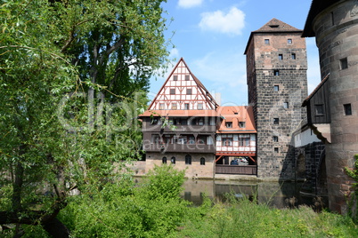 Weinstadel und Wasserturm in Nürnberg