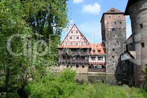 Weinstadel und Wasserturm in Nürnberg