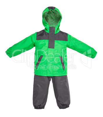 Childrens snowsuit fall