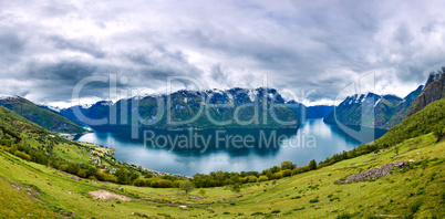 Panorama Hardanger fjorden