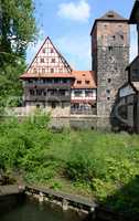 Weinstadl und Wasserturm in Nürnberg