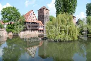 Weinstadl und Wasserturm in Nürnberg