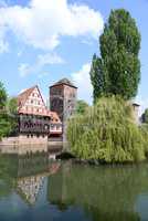 Weinstadl und Wasserturm in Nürnberg