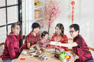 Selfie during Chinese New Year Reunion Dinner