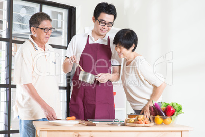 Family cooking