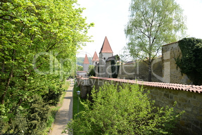 Stadtmauer in Amberg