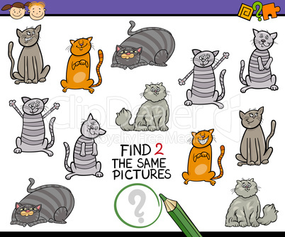 find same picture cartoon game