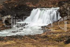 Beautiful waterfall in a long time exposure