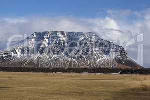 Volcanic landscape on the Snaefellsnes peninsula in Iceland