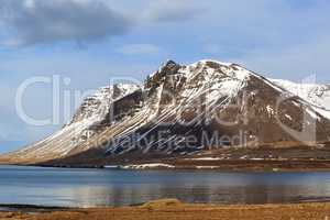 Volcanic landscape on the Snaefellsnes peninsula in Iceland