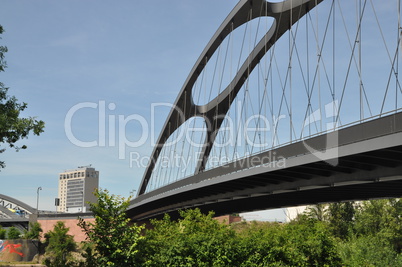 Osthafenbrücke in Frankfurt