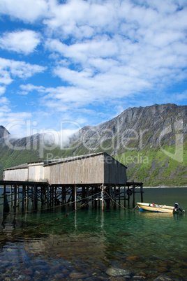 Gryllefjord, Senja, Norwegen