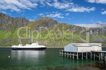 Gryllefjord, Senja, Norwegen