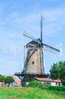 Historische holländische Windmühle