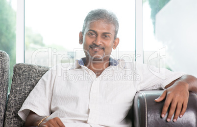 Portrait of mature Indian man