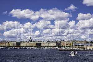 Blick auf Stockholm