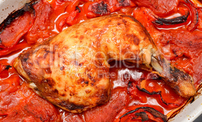 Roasted chicken