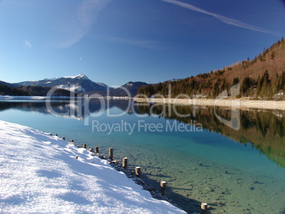 Walchensee im Winter